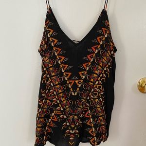 Silence + Noise Aztec type tank top
